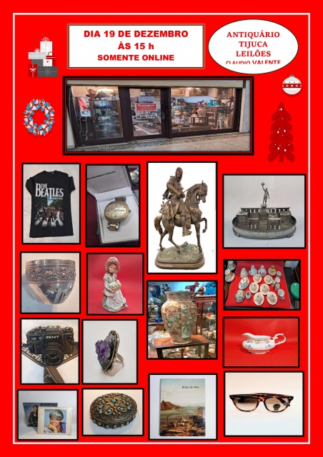 ANTIQUÁRIO TIJUCA LEILÕES - LEILÃO DE ARTE E ANTIGUIDADES