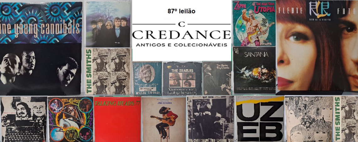 87º Leilão Credance Antigos e Colecionáveis -ECLÉTICO VINIL 2ª Edição
