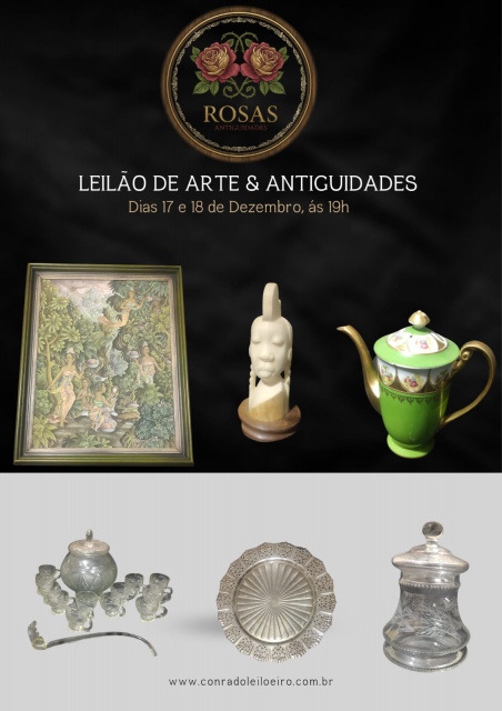 LEILÃO ROSAS ANTIGUIDADES