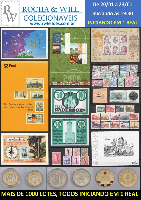 55º LEILÃO RW COLECIONÁVEIS - ESPECIAL ANO NOVO