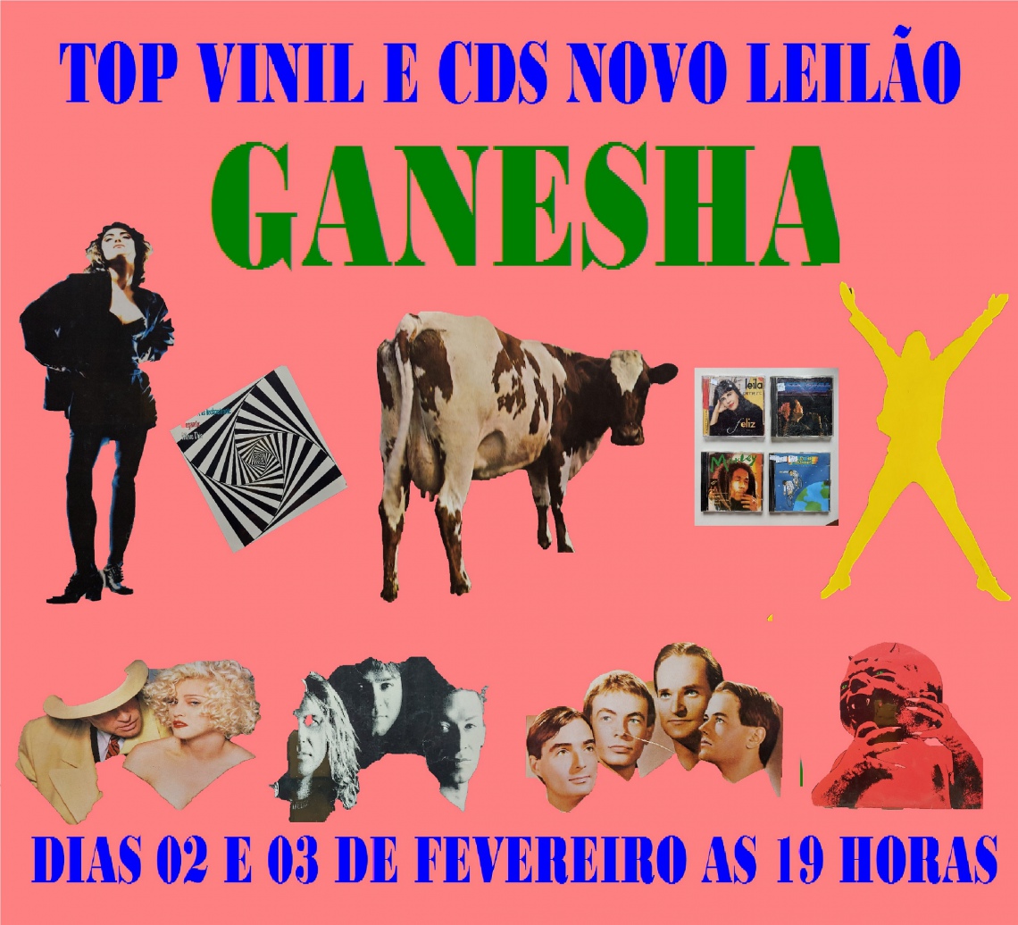 LEILÃO TOP VINIL GANESHA - MPB, ROCK, POP, BLUES, JAZZ E MAIS TOP CDS LOTE DE 4