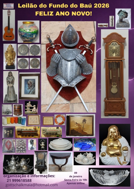 LEILÃO DE COLECIONISMO E ANTIGUIDADES DO FUNDO DO BAÚ