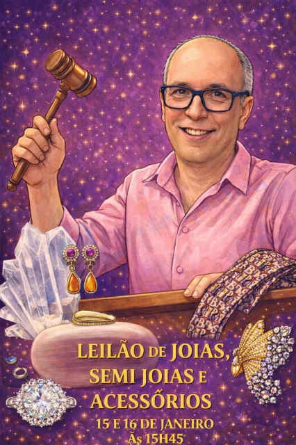 LEILÃO VILLA MÉDICI - JOIAS, SEMI JOIAS E ACESSÓRIOS