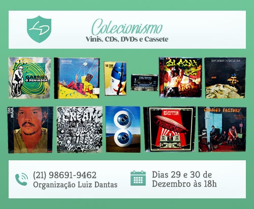 LD Colecionismo, Vinis, CDs, DVDs e K7