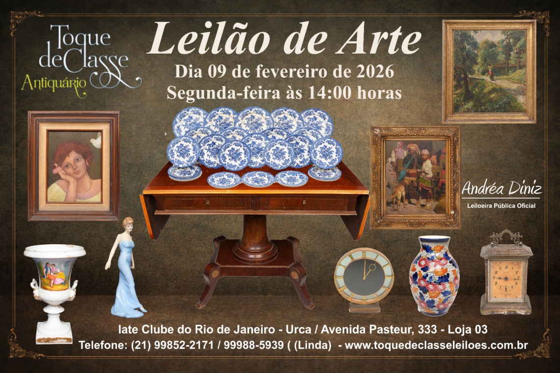 LEILÃO DE ARTE E ANTIGUIDADES
