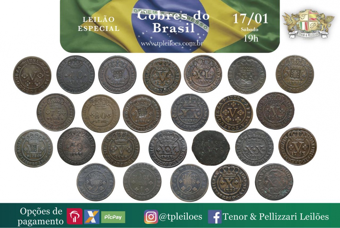 LEILÃO ESPECIAL - Cobres do Brasil
