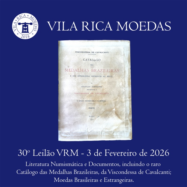30º Leilão Vila Rica Moedas