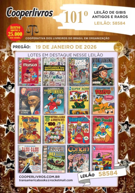 101º LEILÃO DE GIBIS ANTIGOS E RAROS