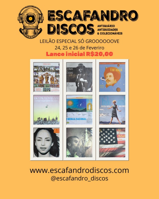 Escafandro Discos - Antiguidades e Colecionáveis - Guarulhos - SP