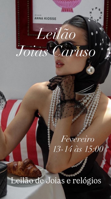 142º LEILÃO JOIAS CARUSO - JOIAS EM OURO 18 K E RELOGIOS E CANETAS  (VERMELHO )