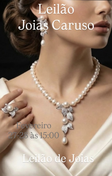 143º LEILÃO JOIAS CARUSO - JOIAS EM OURO 18 K E PRATA 925 (VERDE)