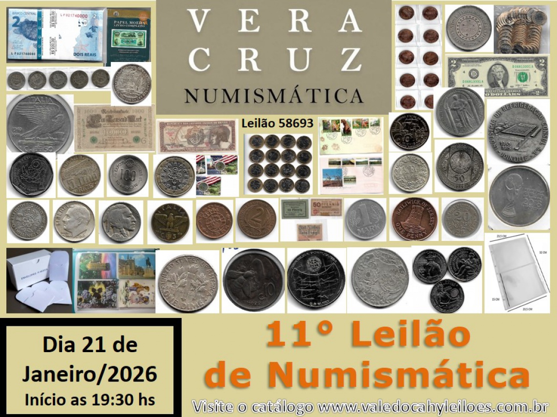 11º Leilão Vera Cruz Numismática