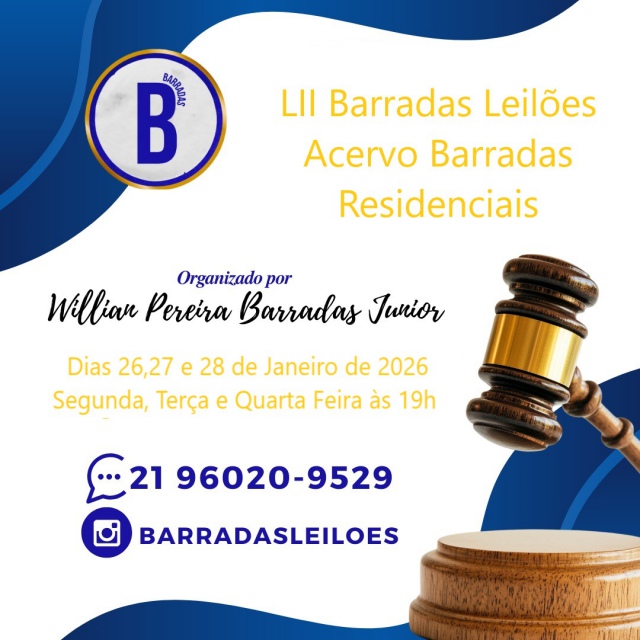 LII- Barradas Leilões - Acervo Barradas & Residenciais