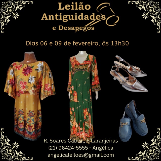 LEILÃO ANTIGUIDADES  E DESAPEGOS  -  FEVEREIRO DE 2026