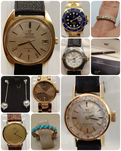 LEILÃO DE RELÓGIOS, JOIAS, CANETAS E ANTIGUIDADES