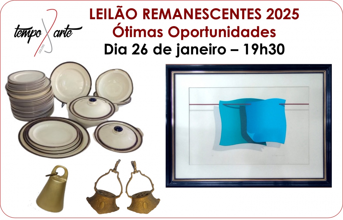 LEILÃO COM ÓTIMAS OPORTUNIDADES - REMANESCENTES 2025