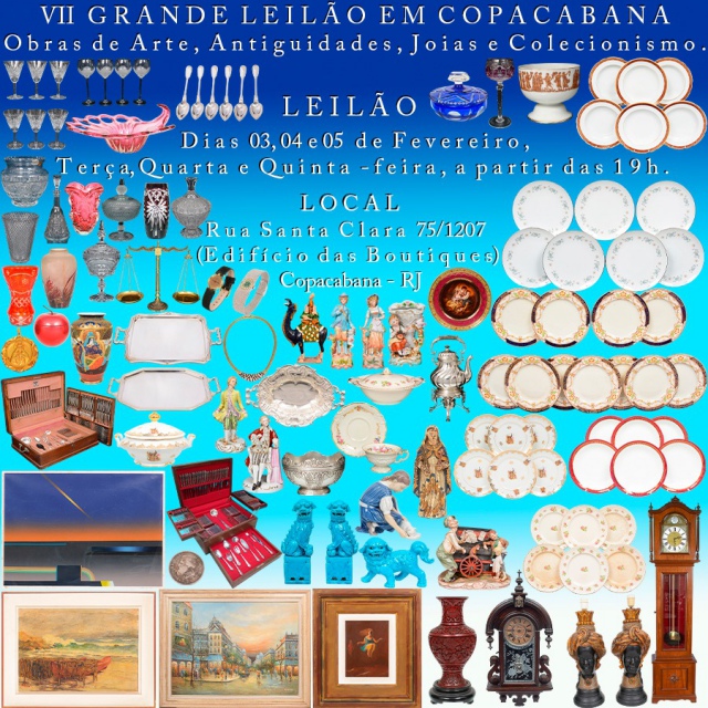 LEILÃO DE ARTE E ANTIGUIDADES