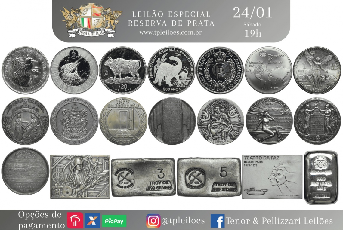 LEILÃO ESPECIAL - RESERVA DE PRATA