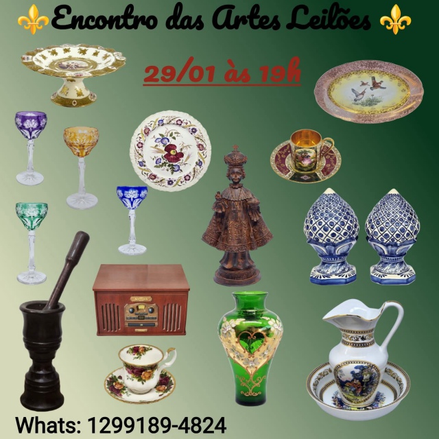 5º LEILÃO DE ARTE E ANTIGUIDADES - ANTIQUÁRIO ENCONTRO DAS ARTES