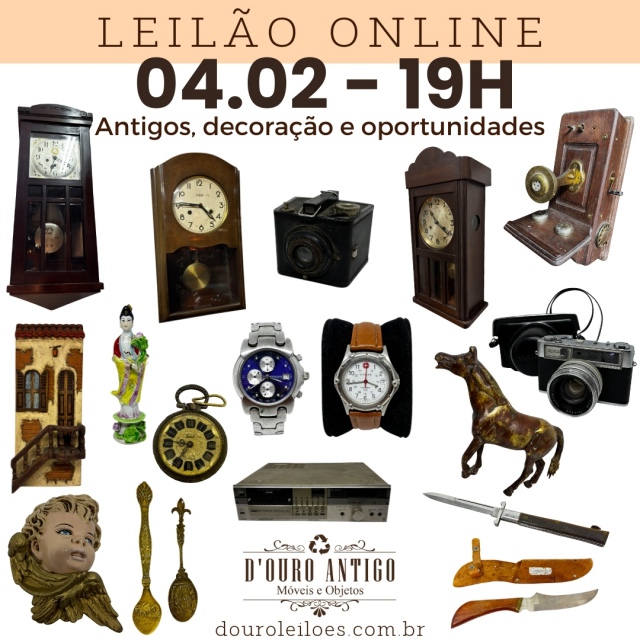 98º LEILÃO DE ANTIGOS, DECORAÇÃO E OPORTUNIDADES