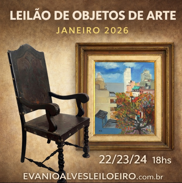 LEILÃO DE OBJETOS DE ARTE JANEIRO 2026