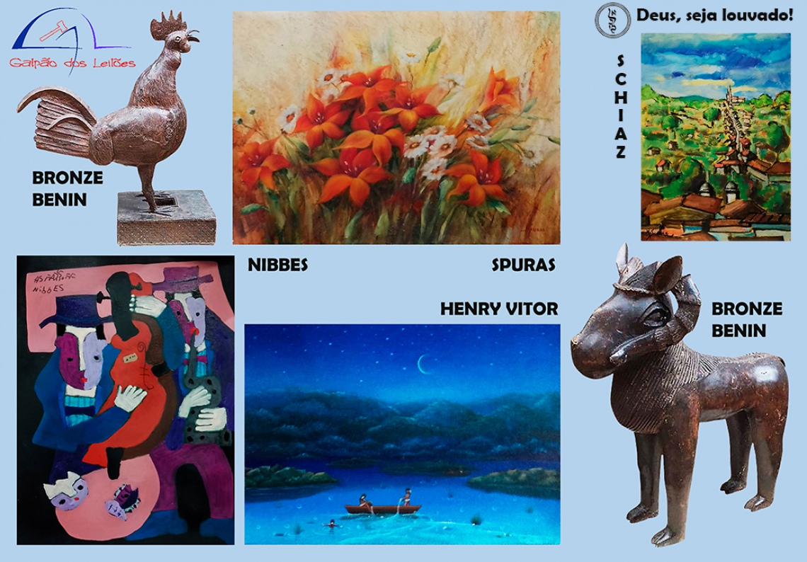 LEILÃO DE ARTE, DECORAÇÃO e COLECIONISMO (destaque p/ Tribal Africana), 30 e 31 de janeiro/2026.