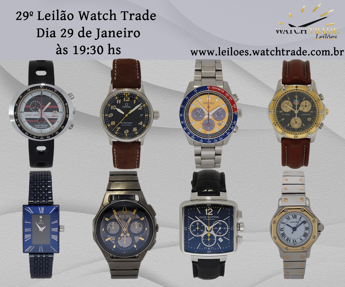 29º LEILÃO DE RELÓGIOS