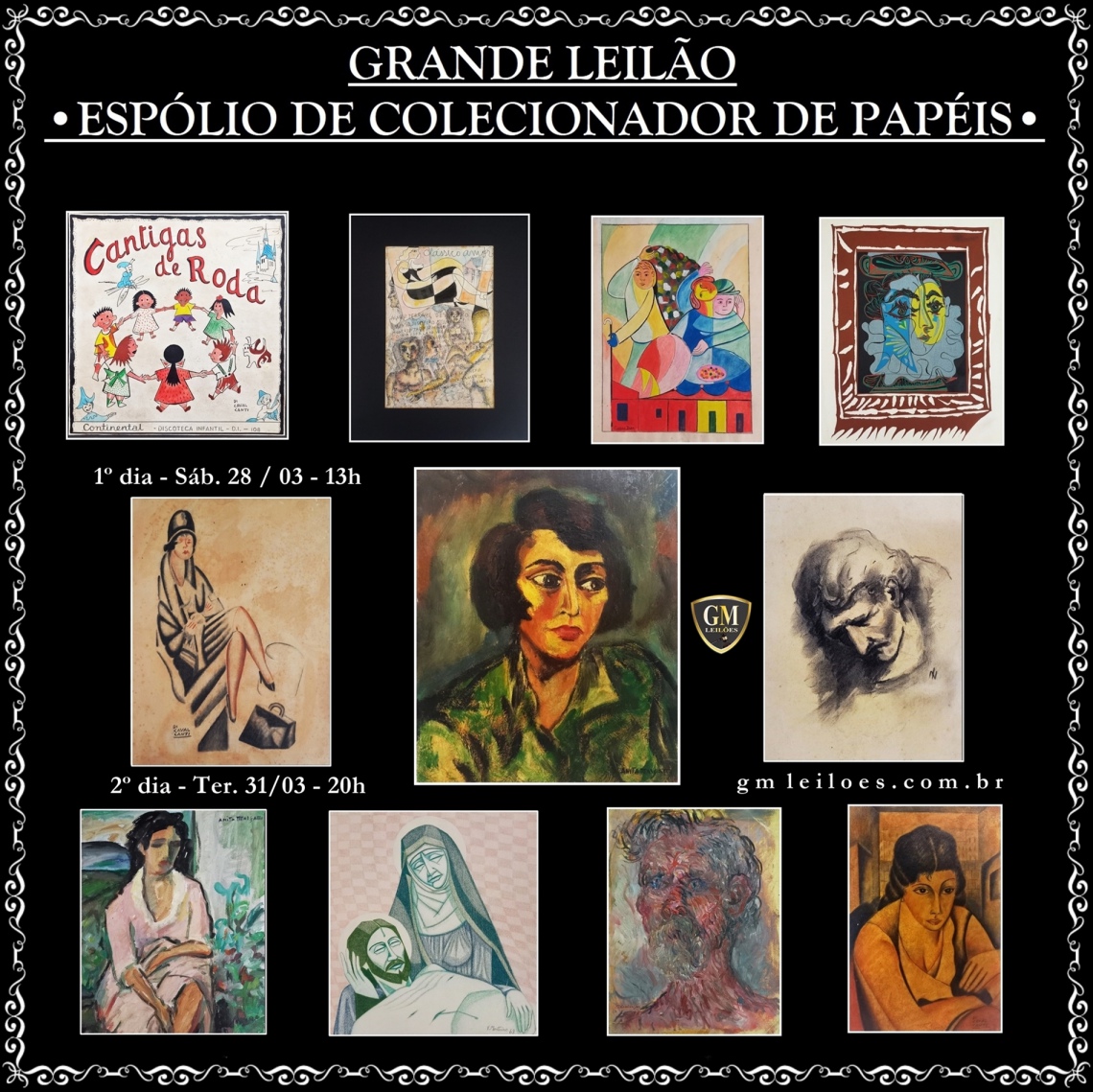 GRANDE LEILÃO  ESPÓLIO DE COLECIONADOR DE PAPÉIS