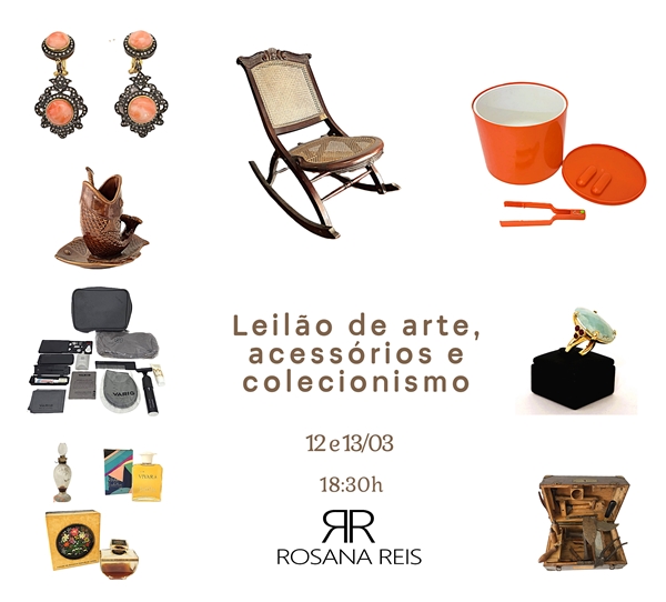 LEILÃO DE ARTE, ACESSÓRIOS E COLECIONISMO