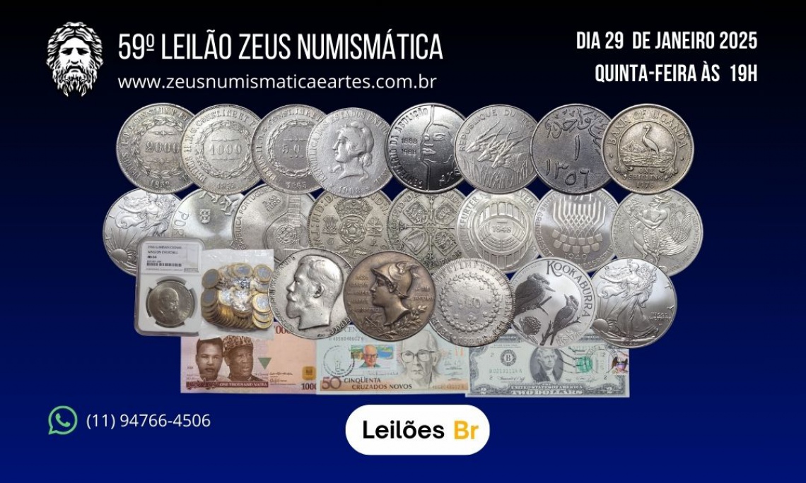 59º LEILÃO ZEUS NUMISMÁTICA