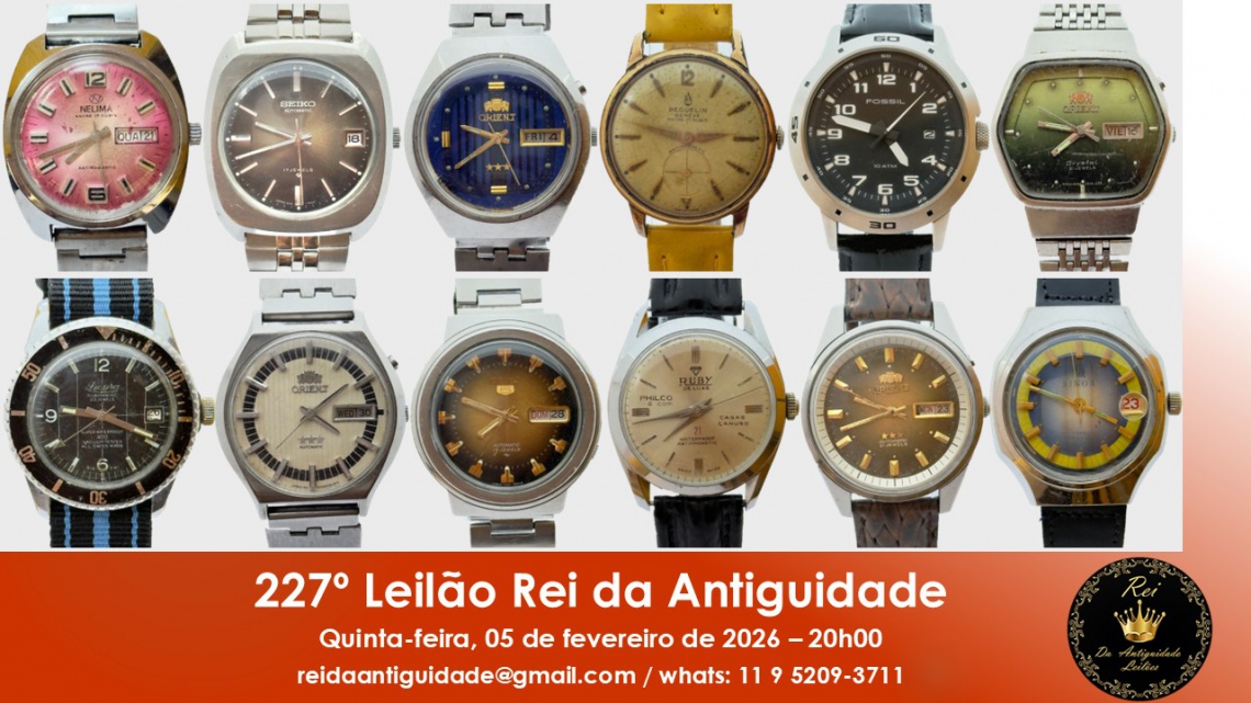 227º Leilão Rei da Antiguidade