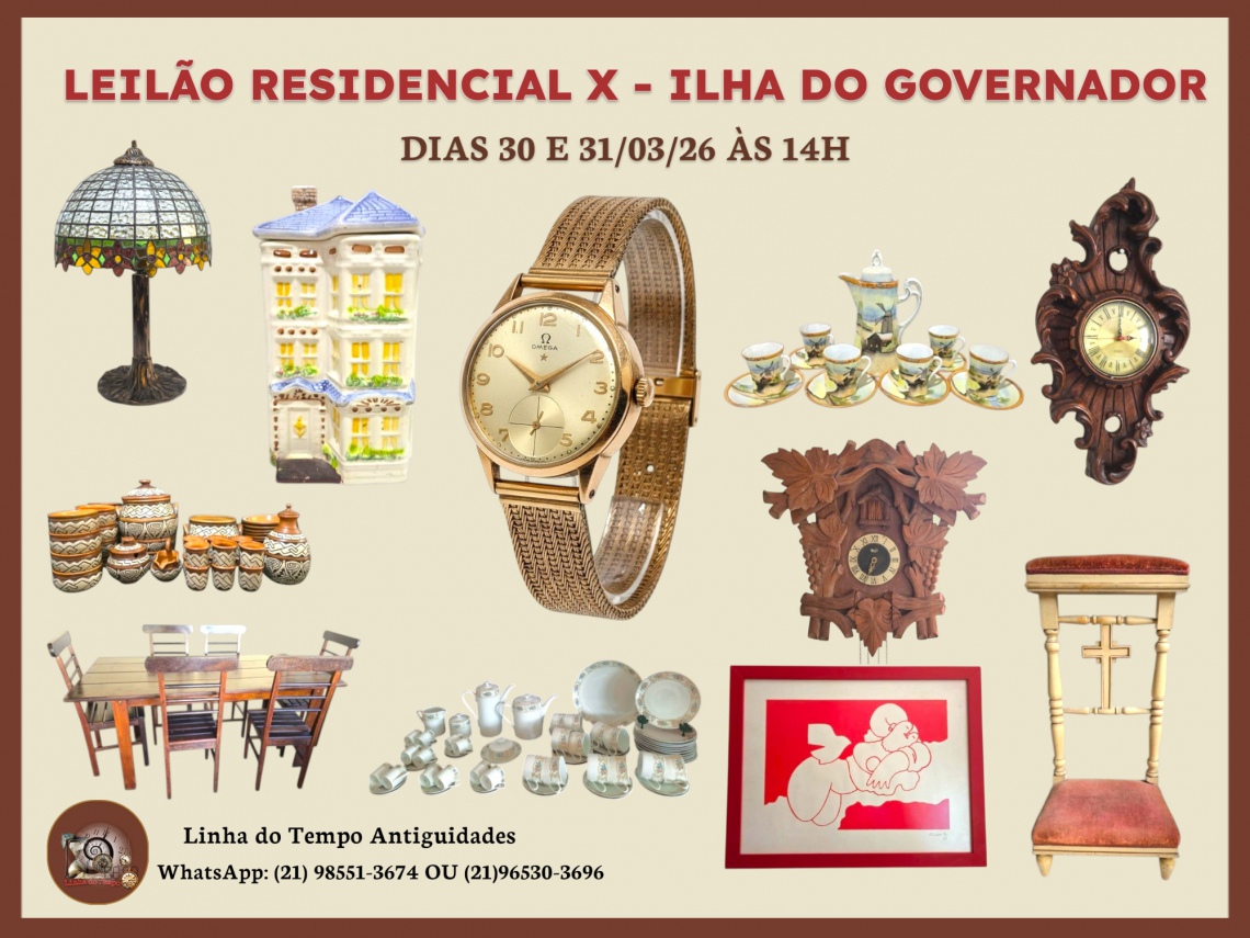 LEILÃO RESIDENCIAL X - ILHA DO GOVERNADOR