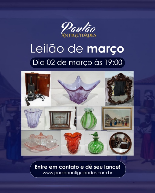 LEILÃO DE ARTE E ANTIGUIDADES