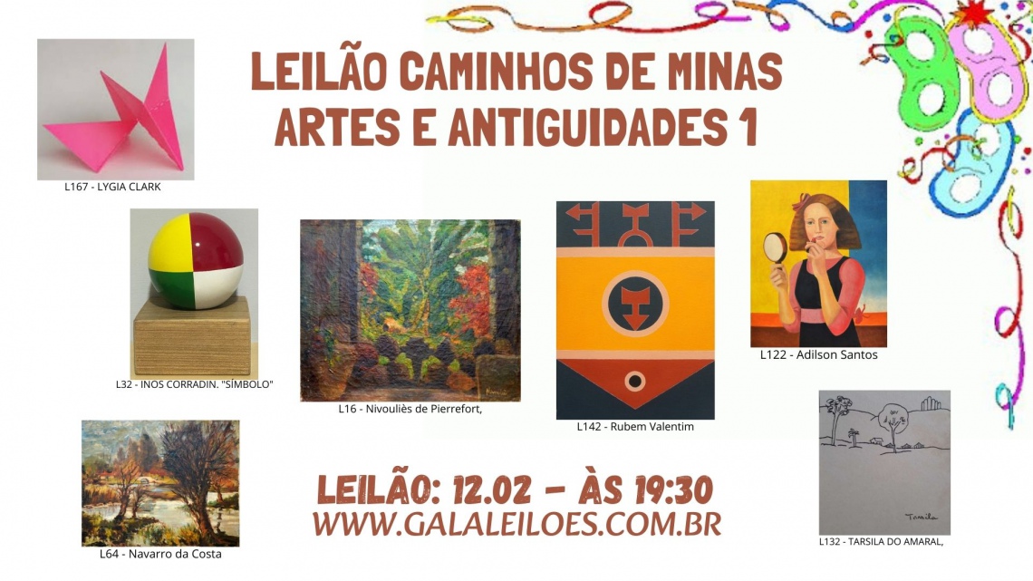 LEILÃO CAMINHOS DE MINAS DE ARTES E ANTIGUIDADES 1