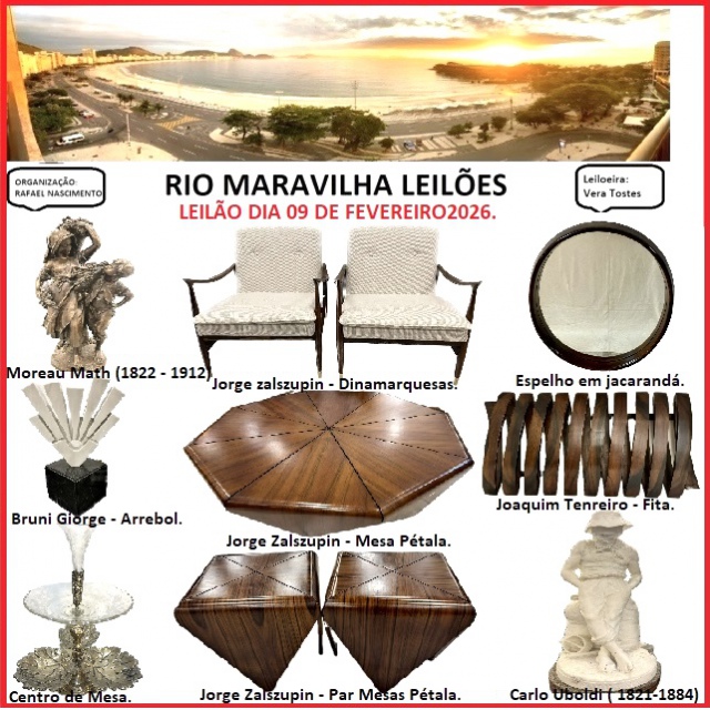 RIO X MARAVILHA LEILÕES - LEILÃO DE ARTE E ANTIGUIDADES FEVEREIRO 2026
