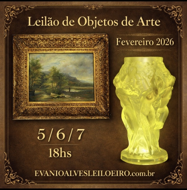 LEILÃO DE OBJETOS DE ARTE FEVEREIRO 2026
