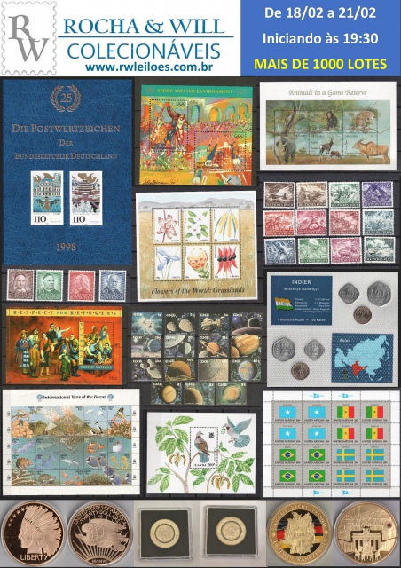 56º LEILÃO RW COLECIONÁVEIS - CARNAVAL DE OFERTAS