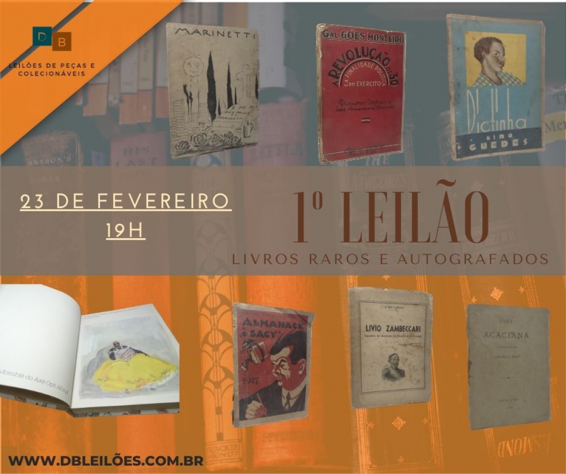 1º Leilão de Livros Raros, Autografados & Publicações Interessantes e Especiais