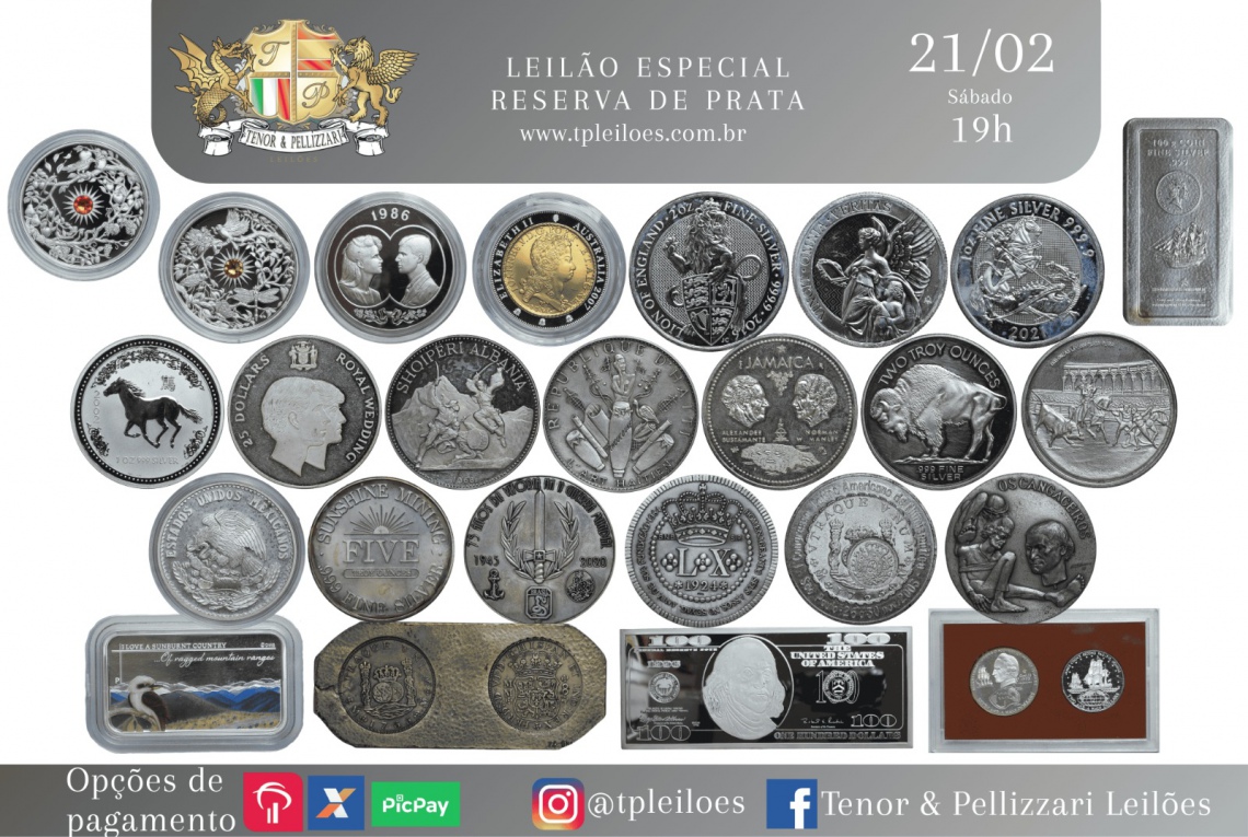 LEILÃO ESPECIAL - RESERVA DE PRATA