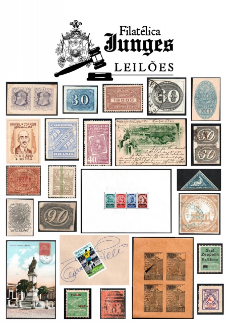 93º Leilão de Filatelia - Com Brasil e Estrangeiros