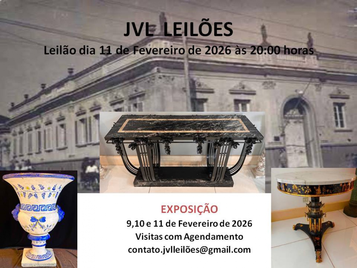 LEILÃO DE ARTE E ANTIGUIDADES