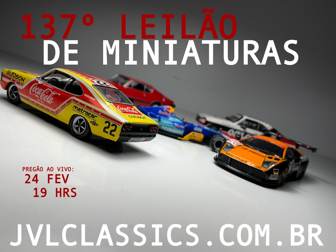 137º  Leilão de Miniaturas JVL Classics - 1/43 Muscles & Race
