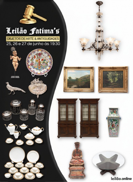 LEILÃO DE ARTE E ANTIGUIDADES - ESPECIAL LEILÃO DE TRÊS ACÊRVOS RESIDENCIAIS E OUTROS