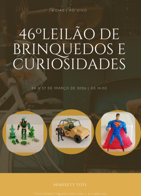 46º LEILÃO DE ACTION FIGURES E BONECOS COLECIONAVEIS
