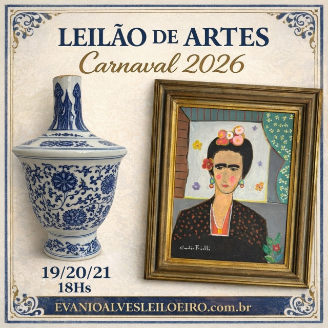LEILÃO DE OBJETOS DE ARTE CARNAVAL 2026