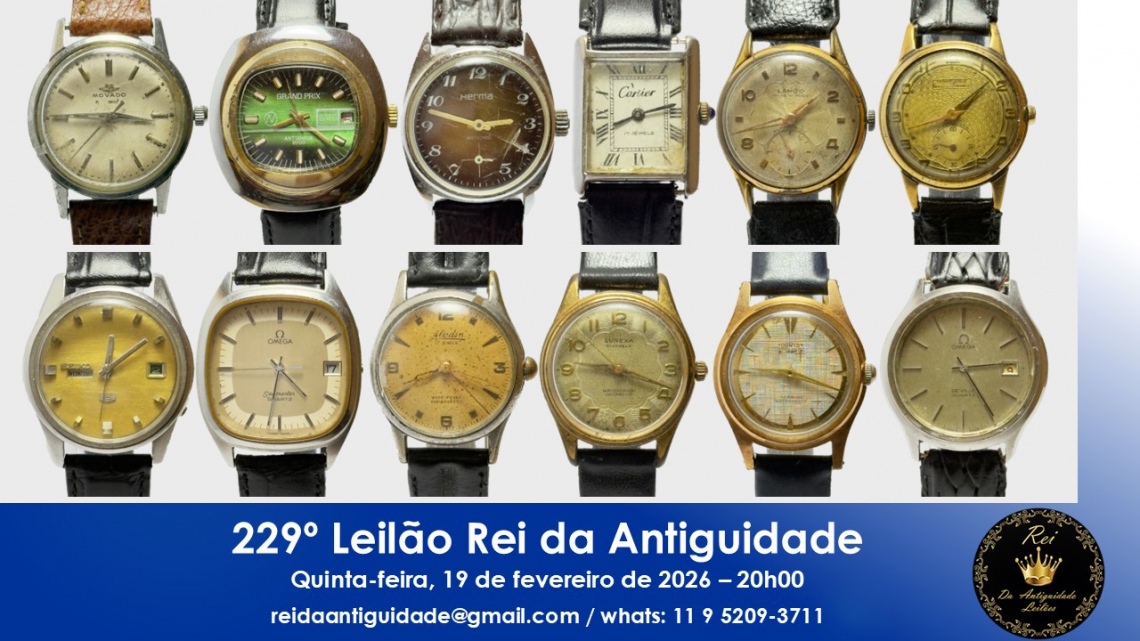 229º Leilão Rei da Antiguidade