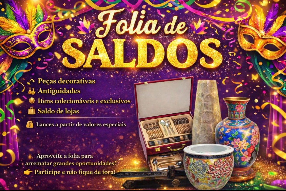 LEILÃO DE SALDOS: PEÇAS ANTIGAS E SALDOS DE LOJAS ENCERRADAS!