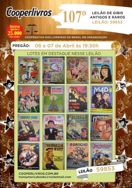 107º Leilão de Gibis Antigos e Raros