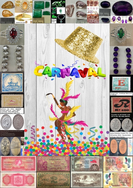 164º LEILÃO UNIVERSO DAS COLEÇÕES - NUMISMÁTICA, FILATELIA, PEDRAS BRUTAS E PRECIOSAS!