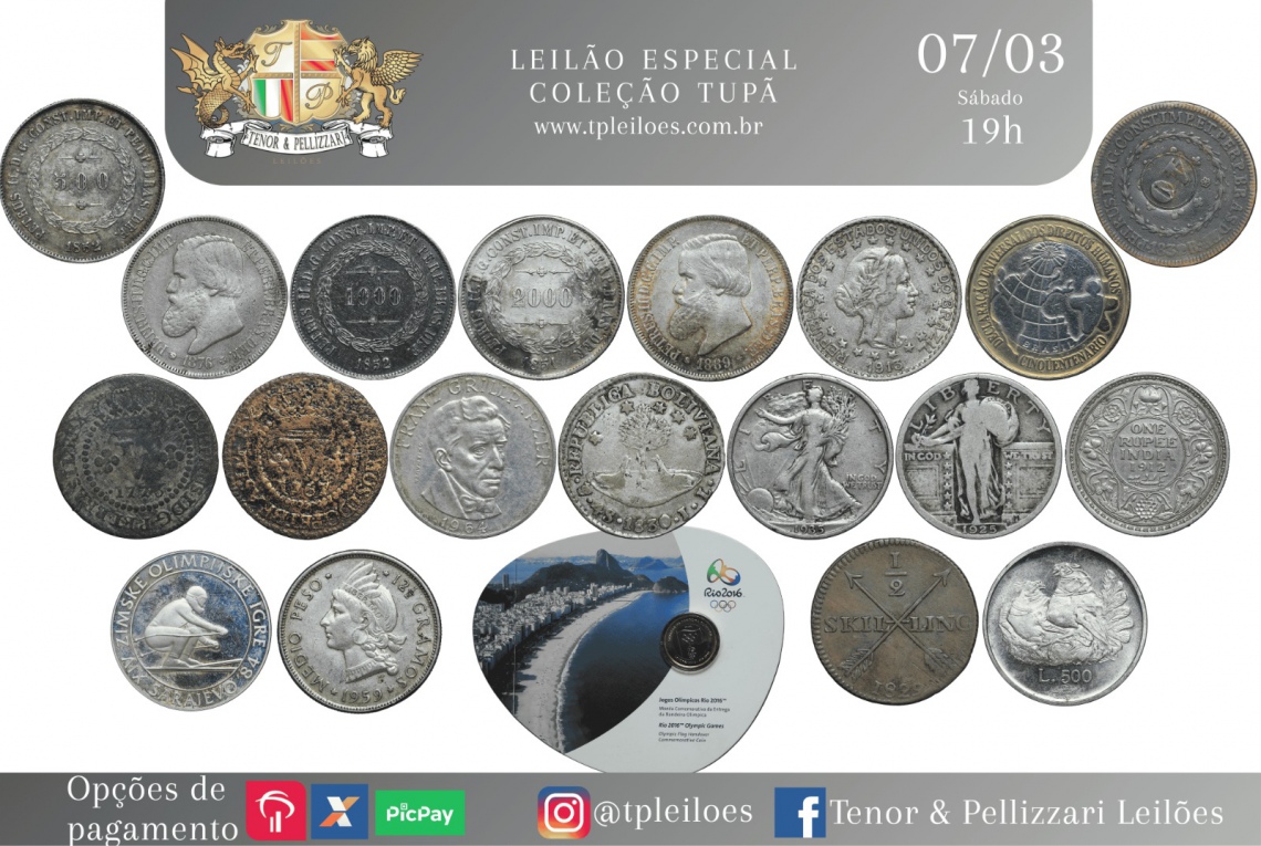 LEILÃO ESPECIAL - COLEÇÃO TUPÃ